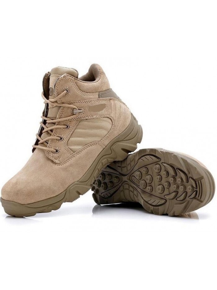 Men Military Boots Quality Special Force Tactical Desert Combat Ankle Boats Army Work Shoes