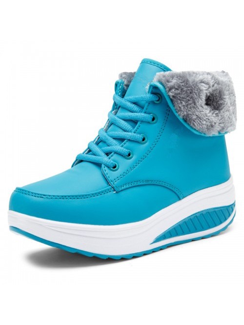 Winter female shoes plus velvet swing shoes woman ...