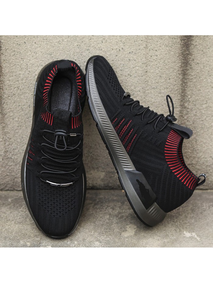 Summer Men Socks Sneakers Beathable Mesh Male Casual Shoes Lace up Sock Shoes Loafers Boys Super Light Sock Trainers