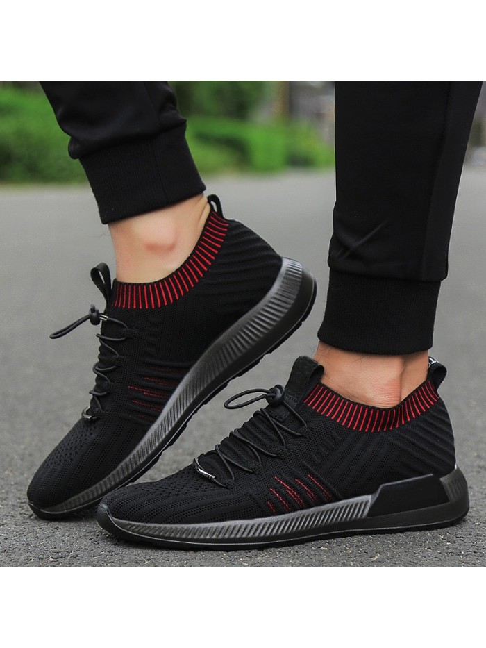 Summer Men Socks Sneakers Beathable Mesh Male Casual Shoes Lace up Sock Shoes Loafers Boys Super Light Sock Trainers
