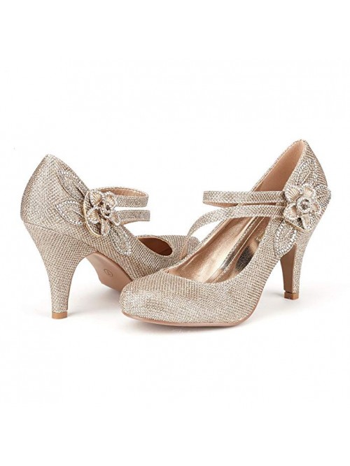 Women's Formal Evening Dance Rhinestones Classic L...